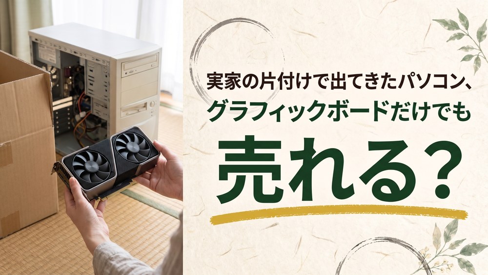 実家の片付けで出てきたパソコン、グラフィックボードだけでも売れる？